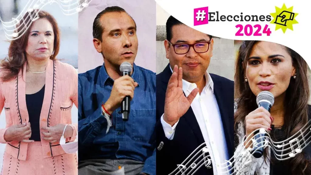 Estas son las canciones de campaña de los candidatos de Puebla para las elecciones 2024