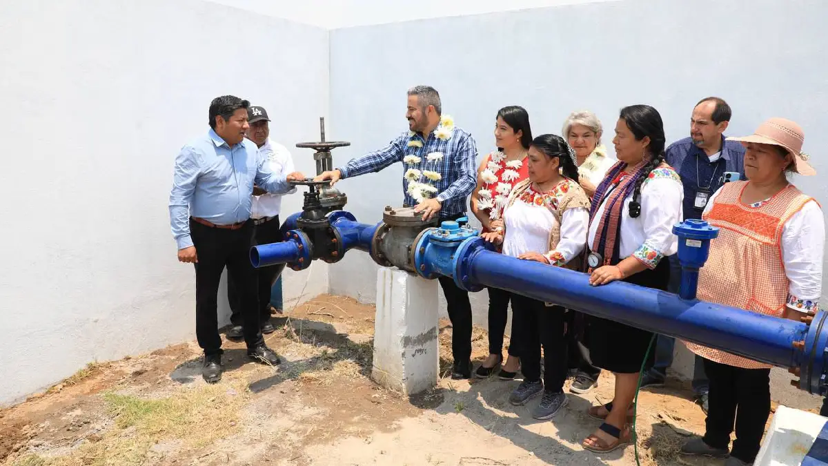 Ayuntamiento de Puebla informa la operación del pozo "Santa Cecilia" en Canoa