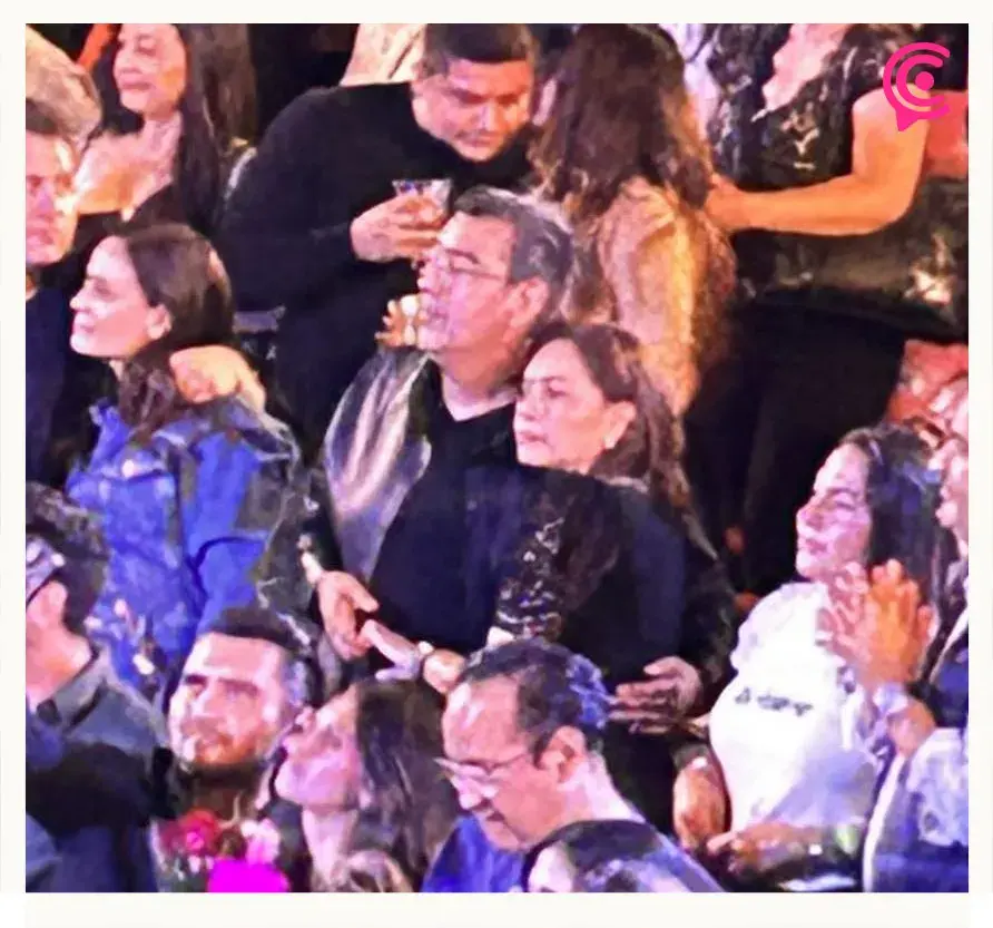 Casi de incógnito, Sergio Salomón Céspedes disfrutó de Alejandro Fernández en la Feria de Puebla 2024