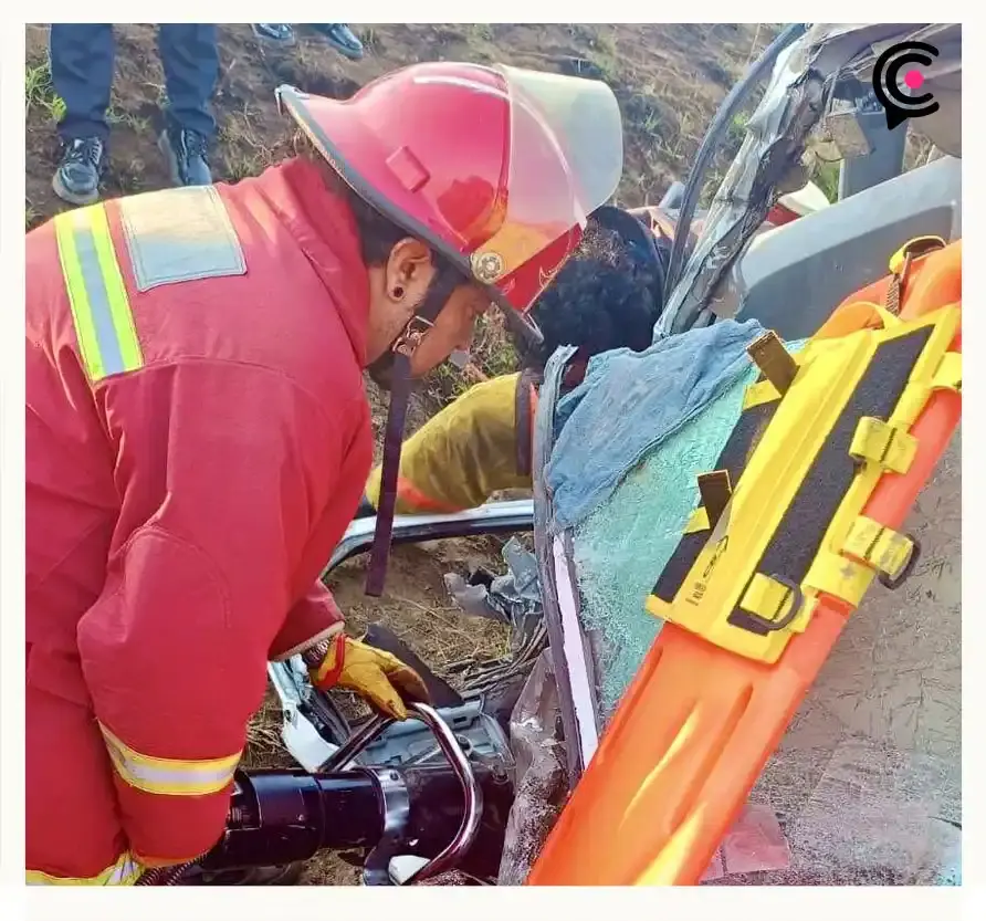 Choque dejó dos muertos y cinco heridos en Huejotzingo, Puebla