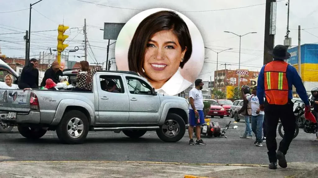 Equipo de Roxana Luna atropelló a motociclista en San Pedro Cholula 
