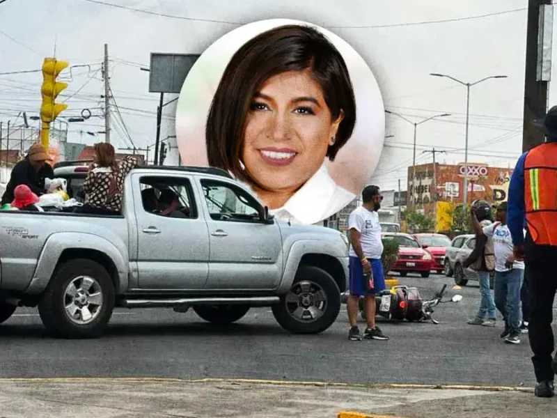 Equipo de Roxana Luna atropelló a motociclista en San Pedro Cholula 