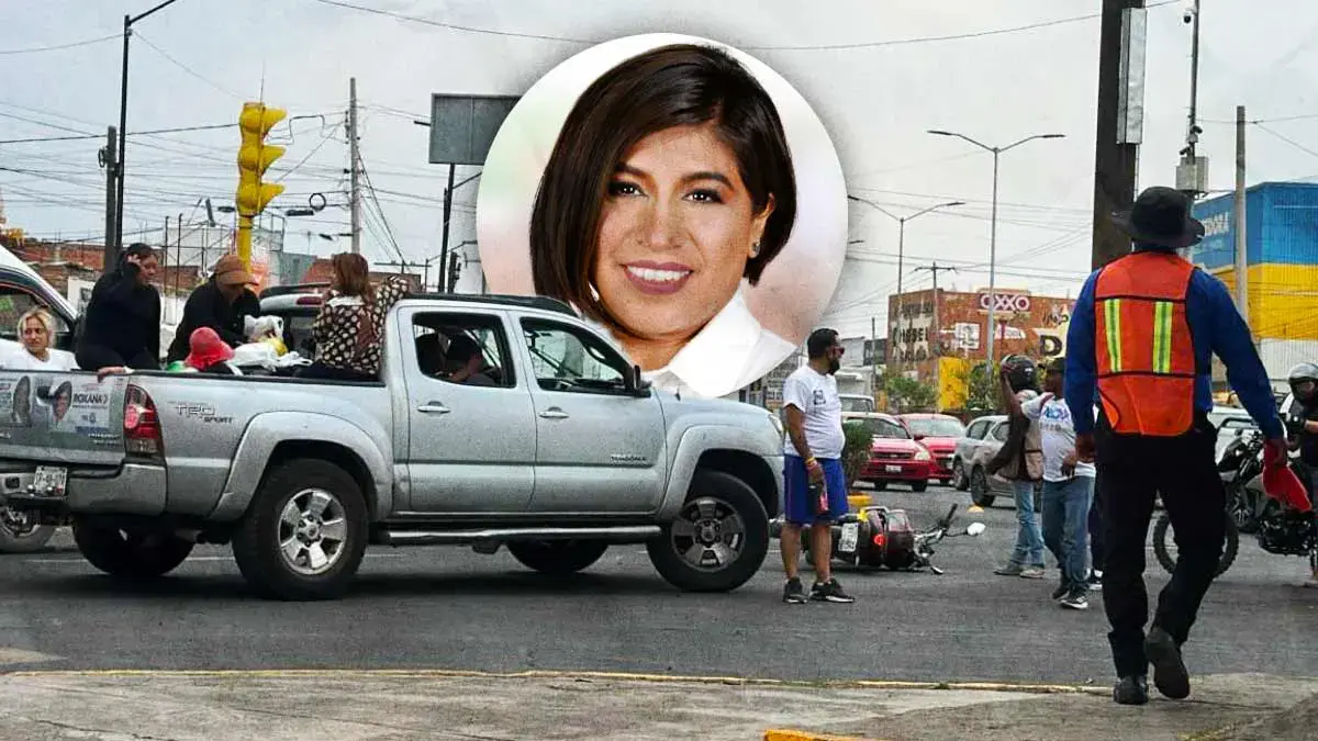 Equipo de Roxana Luna atropelló a motociclista en San Pedro Cholula