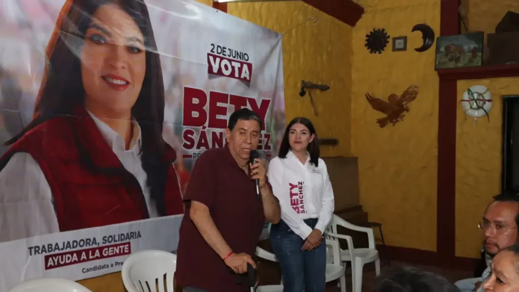 Jorge Luis Coriche da su respaldo a Bety Sánchez