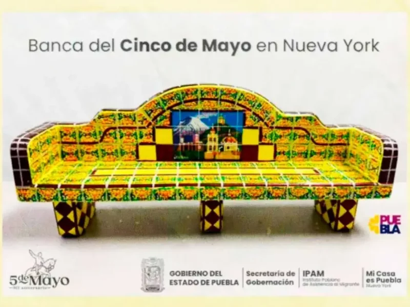En Brooklyn, Nueva York ya puedes encontrar la réplica exacta de una banca de Atlixco