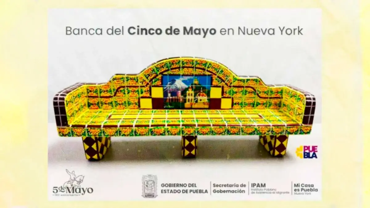 En Brooklyn, Nueva York ya puedes encontrar la réplica exacta de una banca de Atlixco