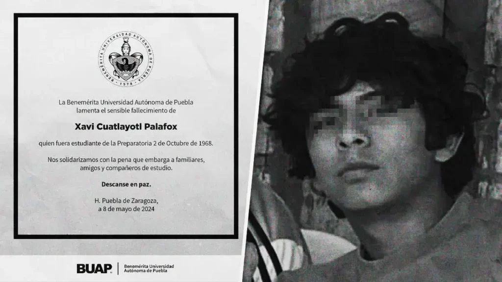 Xavi Cuatlayotl, joven que murió en San Andrés Cholula; era alumno de la BUAP