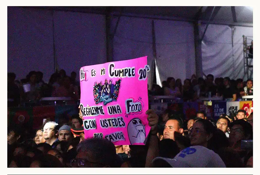Los Ángeles Azules llenaron de ritmo y alegría la Feria de Puebla 2024 