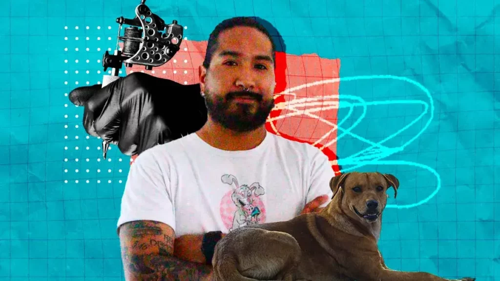 Bicho Morrison, el tatuador poblano que ayuda a perros de la calle