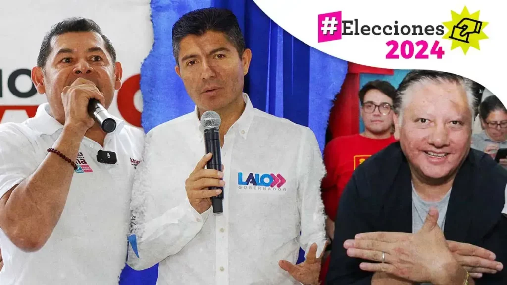 Entre escándalos y atentados, candidatos se alistan para el debate por la gubernatura de Puebla 2024