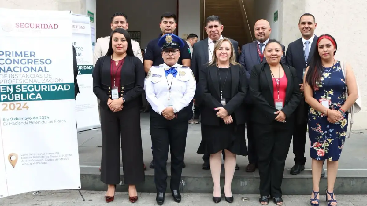SSC de Puebla participó en el Primer Congreso Nacional de Instancias de Profesionalización en Seguridad Pública 2024