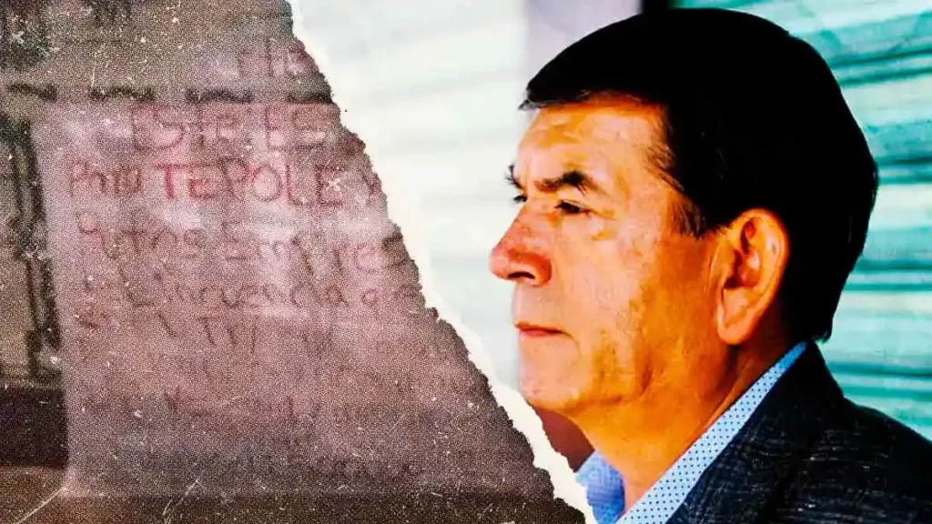 Dejan narcomantas contra Pedro Tepole en Tehuacán, lo culpan del asesinato de Marco Aurelio Ramírez