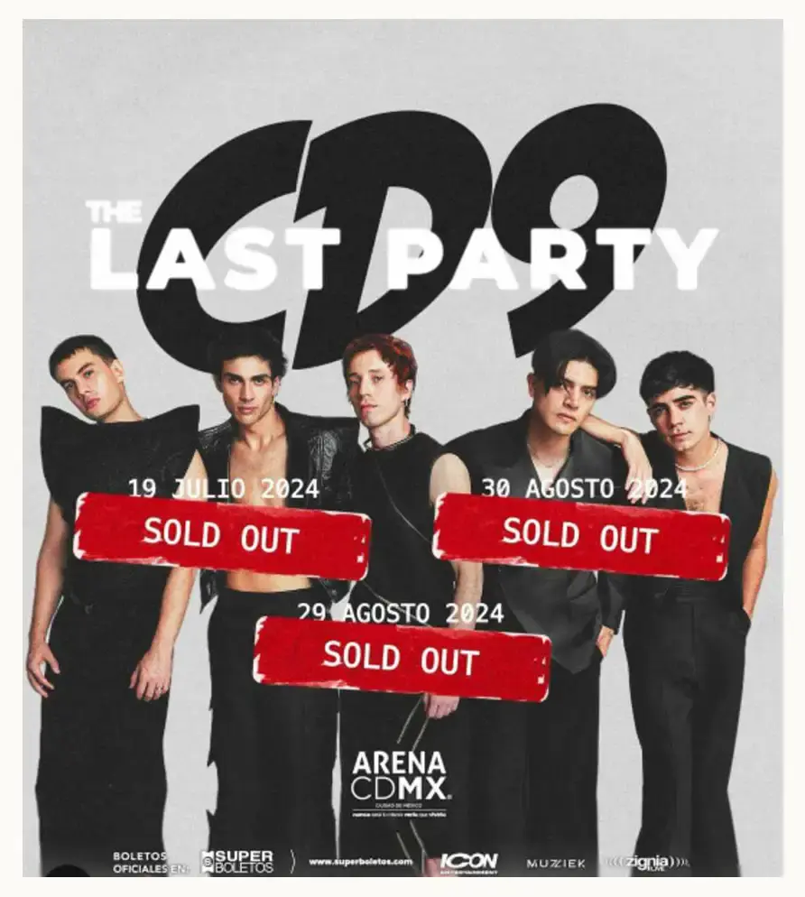 CD9 regresa a Puebla con su gira de despedida “The last party” 