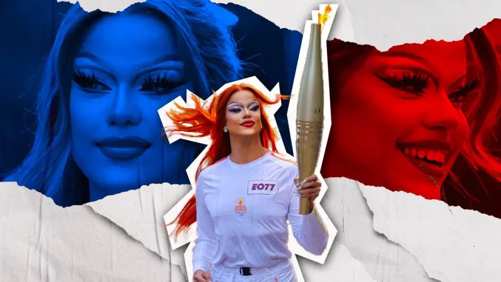Nicky Doll porta la antorcha de los Juegos Olímpicos París 2024; lanza mensaje de paz