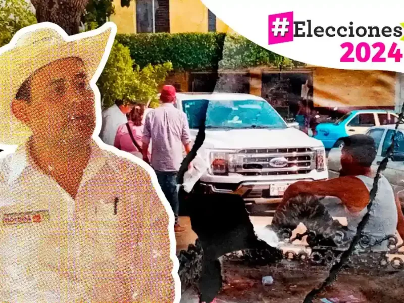 Eduardo Castillo presume en la Mixteca austeridad, pero viaja en camioneta de 1.4 mdp