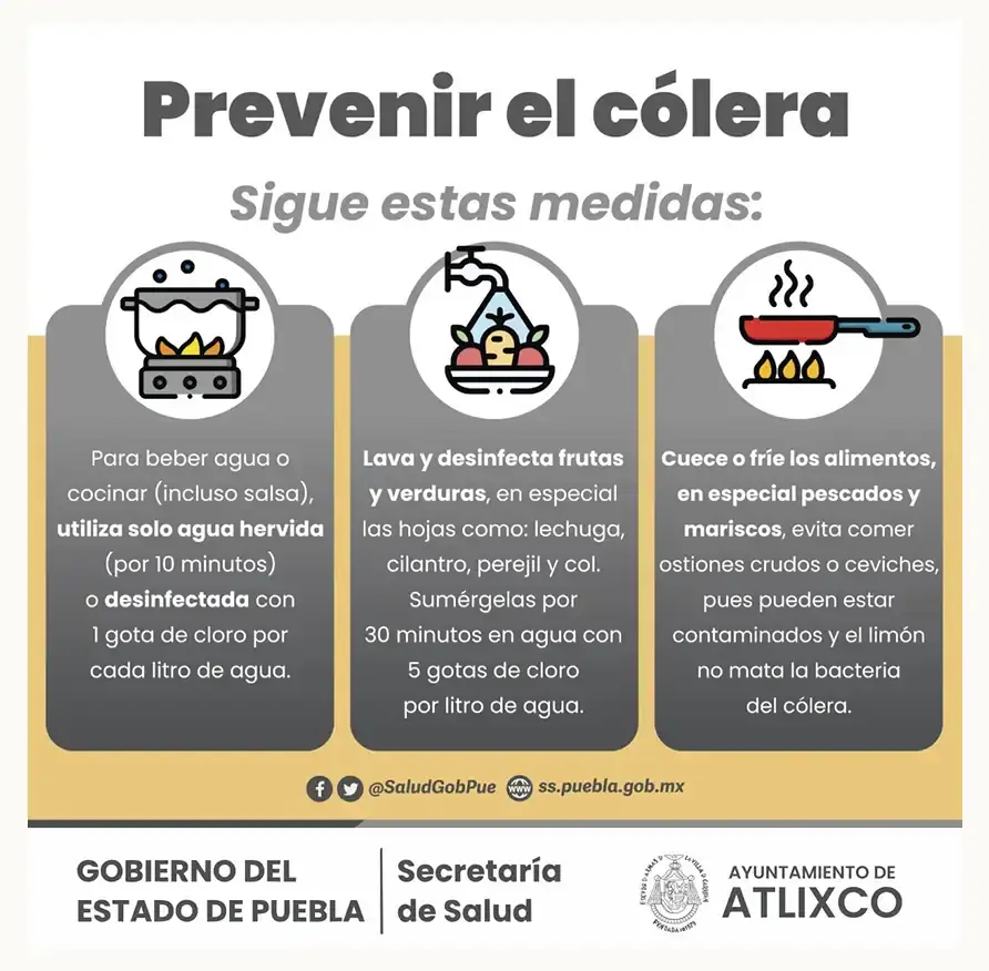 Emite Salud, recomendaciones para prevenir enfermedades diarreicas o cólera por temperaturas extremas
