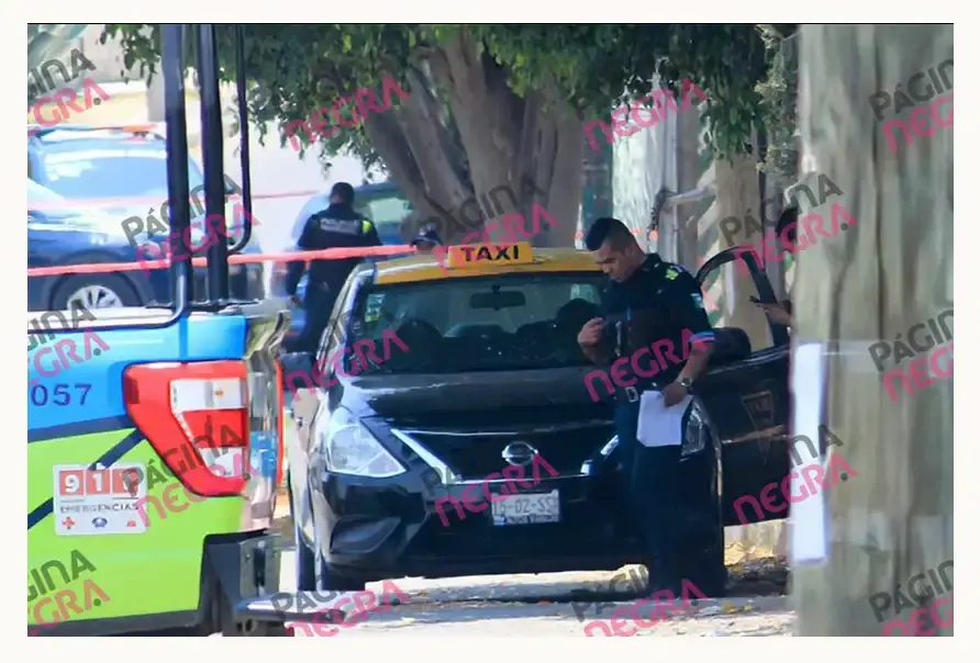 Matan a taxista en aparente asalto en la colonia Rancho Vaquerías, Puebla 