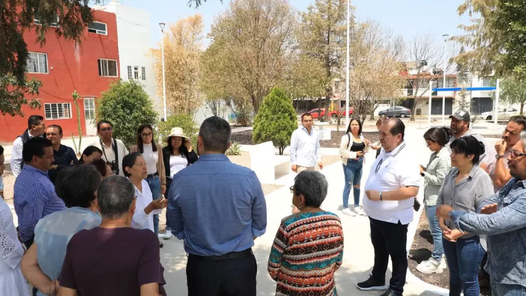 Gobierno Municipal reabre el parque de la Unidad Habitacional Luis N. Morones y espacios públicos de la colonia Jardines de San Manuel