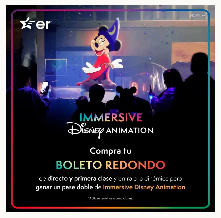 Gana entradas dobles a la Experiencia Inmersiva de Disney con Estrella Roja