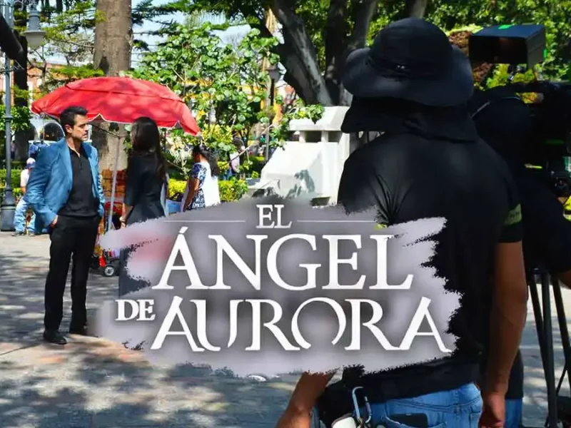 Graban escenas de la telenovela “El Ángel de Aurora” en Atlixco