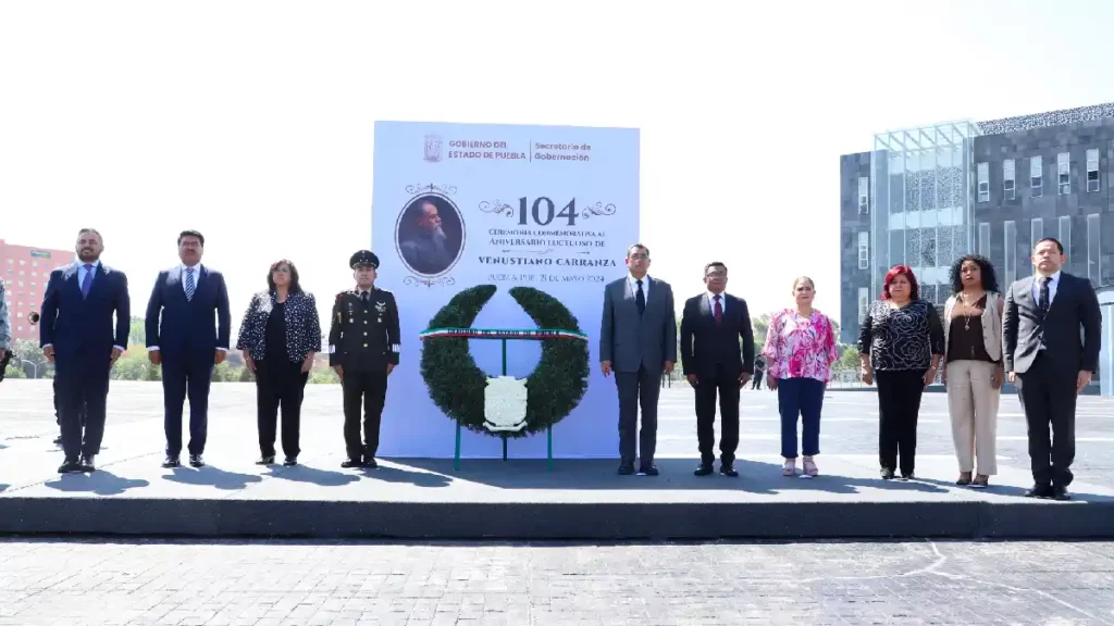 Encabeza titular del Ejecutivo aniversario luctuoso de Venustiano Carranza