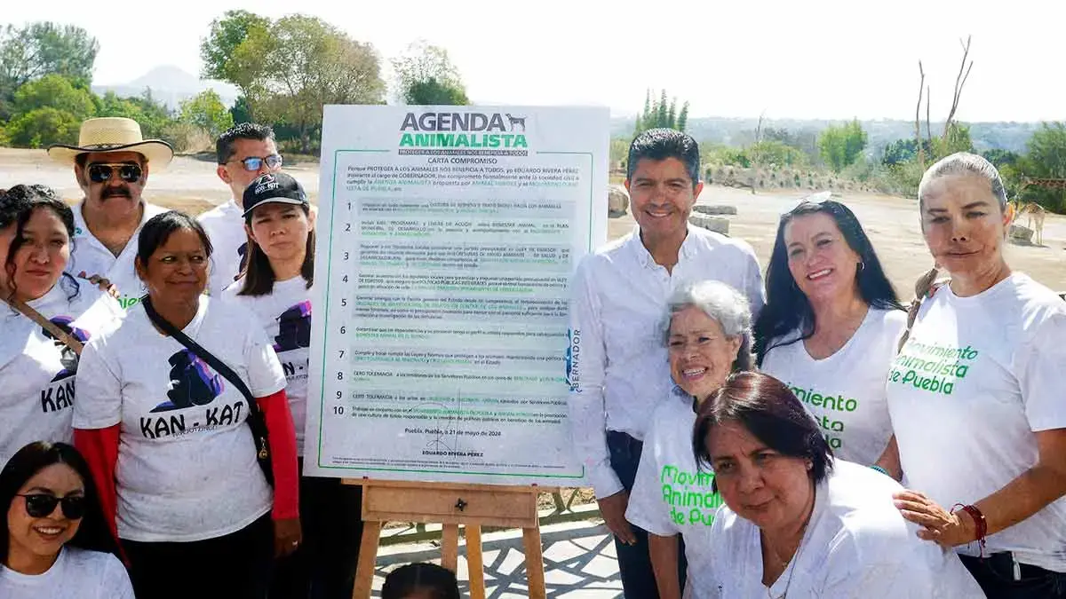 Animalistas de Puebla y Eduardo Rivera se reúnen, estos fueron los compromisos