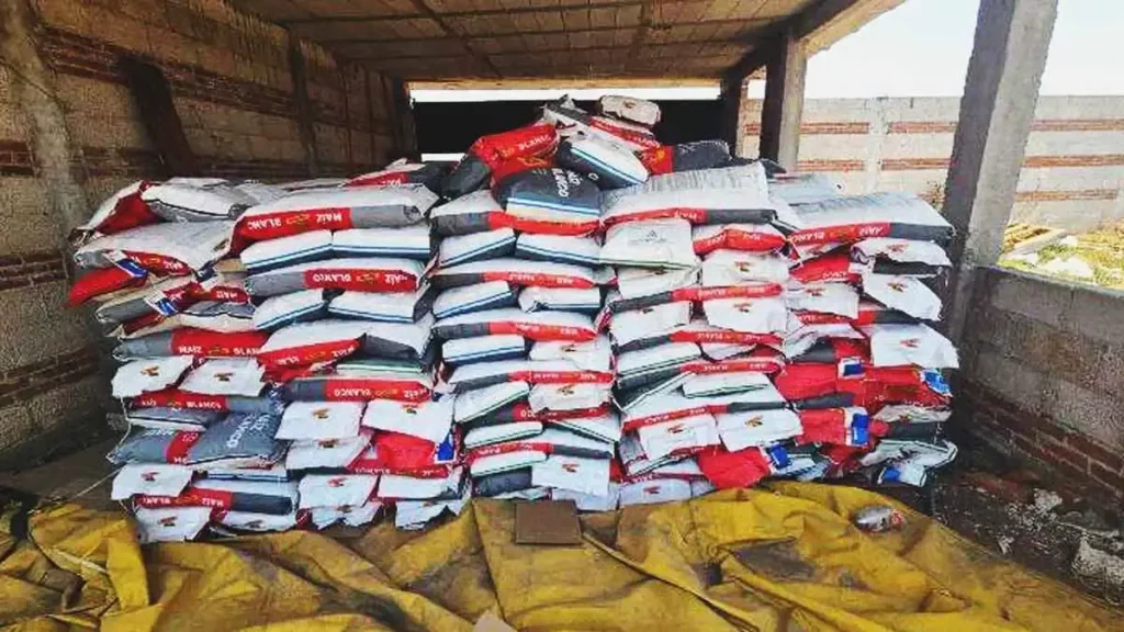 Recuperan más de 14 toneladas de maíz robado en Cuautlancingo