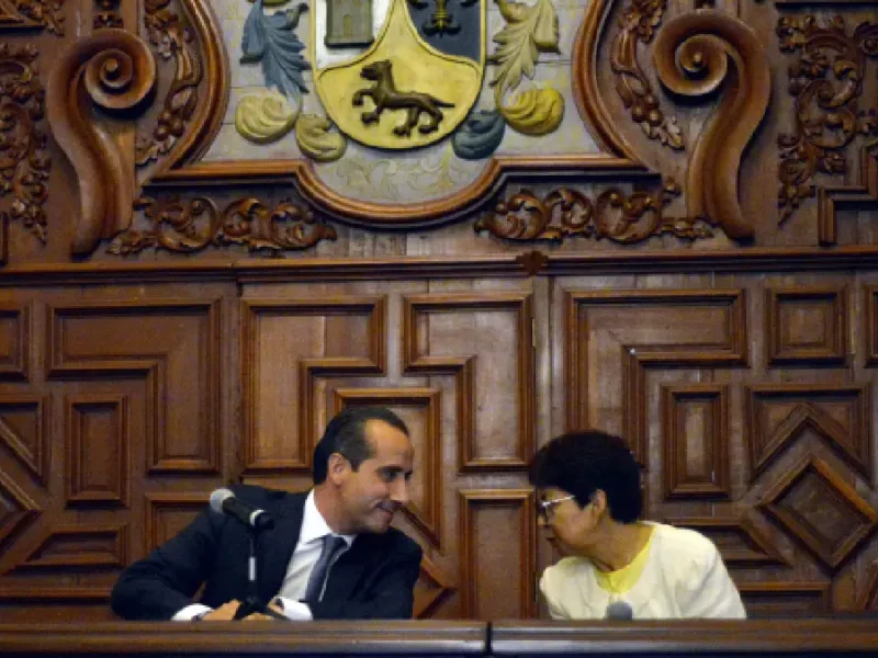 El candidato de la coalición Mejor Rumbo para Puebla presenta plan de gobierno municipal al Consejo Universitario (1)