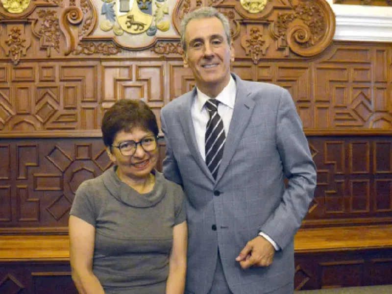 Ante el Consejo Universitario presenta sus propuestas candidato a la presidencia municipal de Puebla por la coalición Sigamos Haciendo Historia