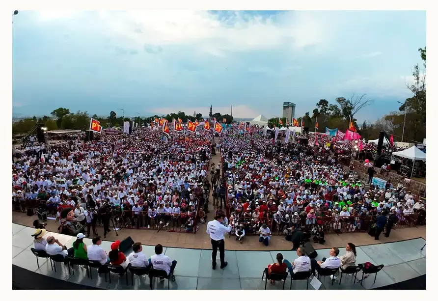 Candidatos a la gubernatura de Puebla reunieron 100 mil personas en sus cierres de campaña