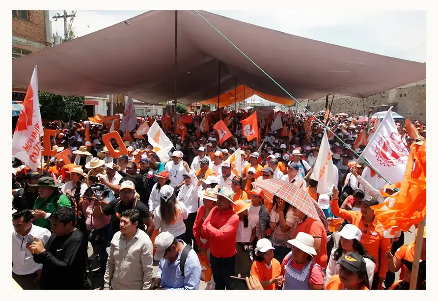 Candidatos a la gubernatura de Puebla reunieron 100 mil personas en sus cierres de campaña