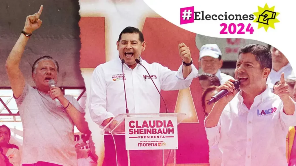 Candidatos a la gubernatura de Puebla reunieron 100 mil personas en sus cierres de campaña