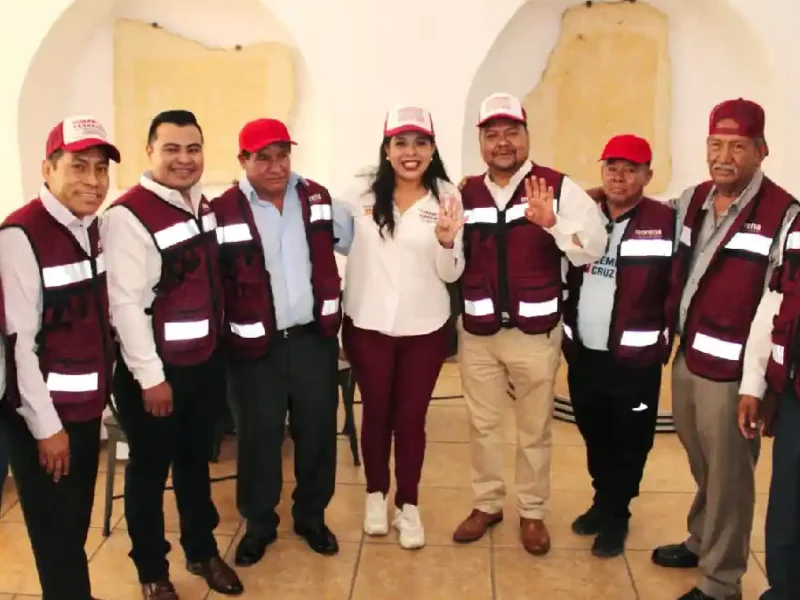 Ocho presidentes auxiliares de San Pedro Cholula, en el equipo ganador de Tonantzin Fernández