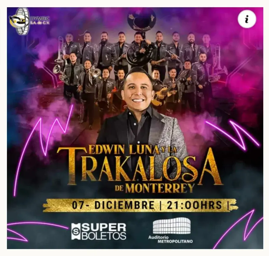 Edwin Luna y La Trakalosa de Monterrey regresan a Puebla para cerrar el 2024