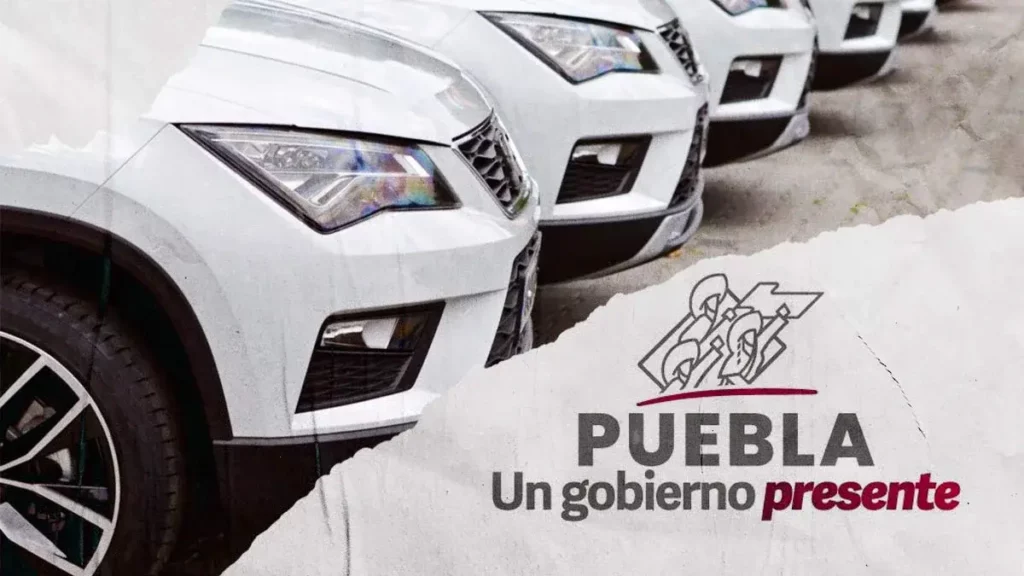 Gobierno de Puebla resguarda sus vehículos para evitar uso político en elecciones 2024