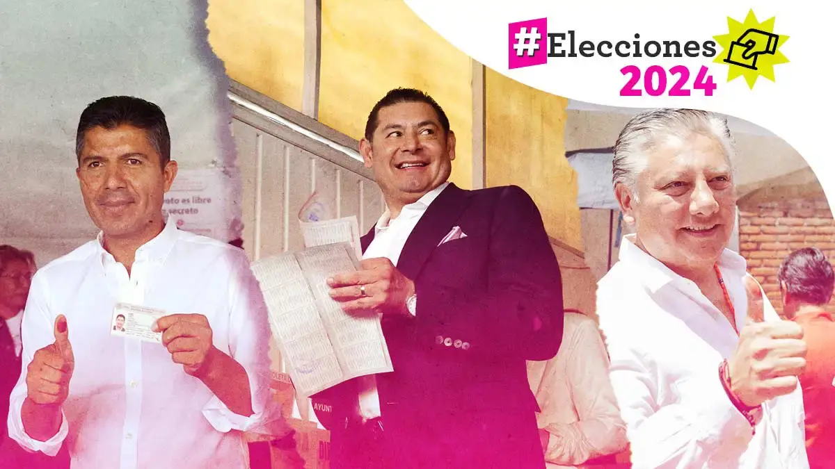 Candidatos de Puebla se forman durante horas para emitir su voto en las elecciones 2024