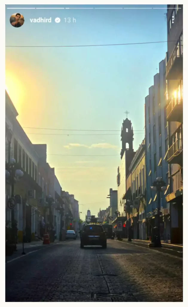 En redes sociales, Vadhir Derbez presume su visita a la Ciudad de Puebla