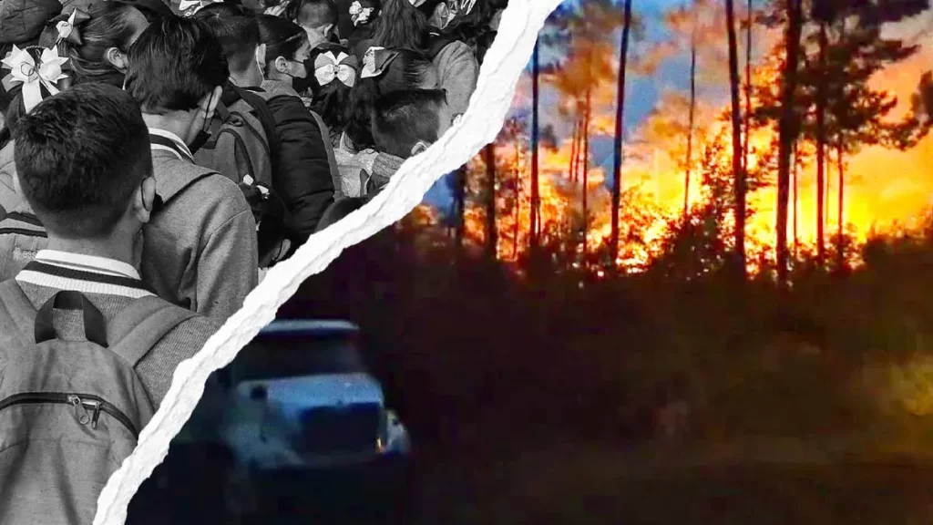 Suspenden clases en Huauchinango por incendio forestal en cerro de Nuevo Necaxa