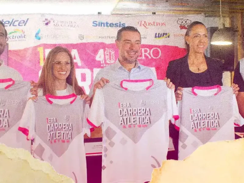 Presentan playera y medalla de la Primera Carrera IBERO Puebla 2024; esperan mil corredores  