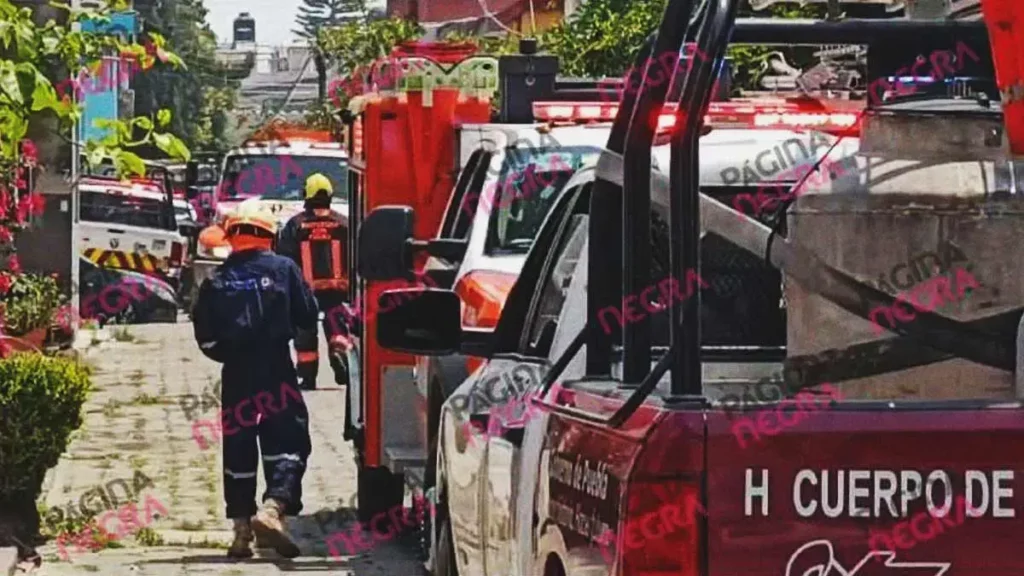 Hombre sufrió quemaduras de segundo grado, tras incendiarse su casa en Puebla