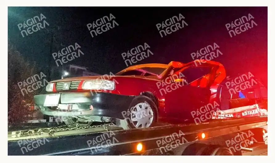 Policía estatal murió tras choque múltiple en la autopista México-Puebla