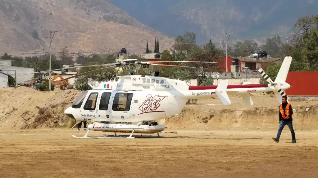 Combate gobierno estatal incendios forestales de manera frontal, reafirma Sergio Salomón