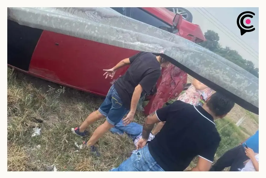 Ministerial murió por choque y volcadura en la autopista México-Puebla