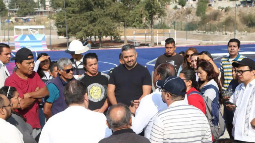 Avanzan obras de rehabilitación en los campos deportivos Texcoco