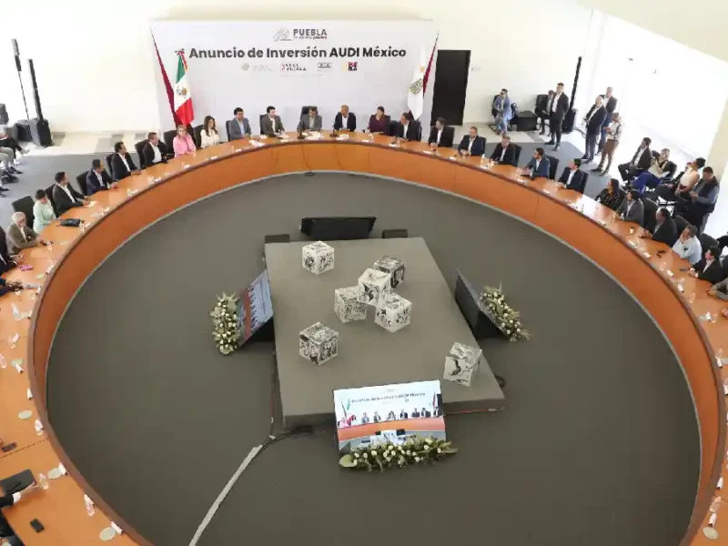 Anuncian gobierno de Puebla y Audi inversión por más de mil millones de euros en electromovilidad