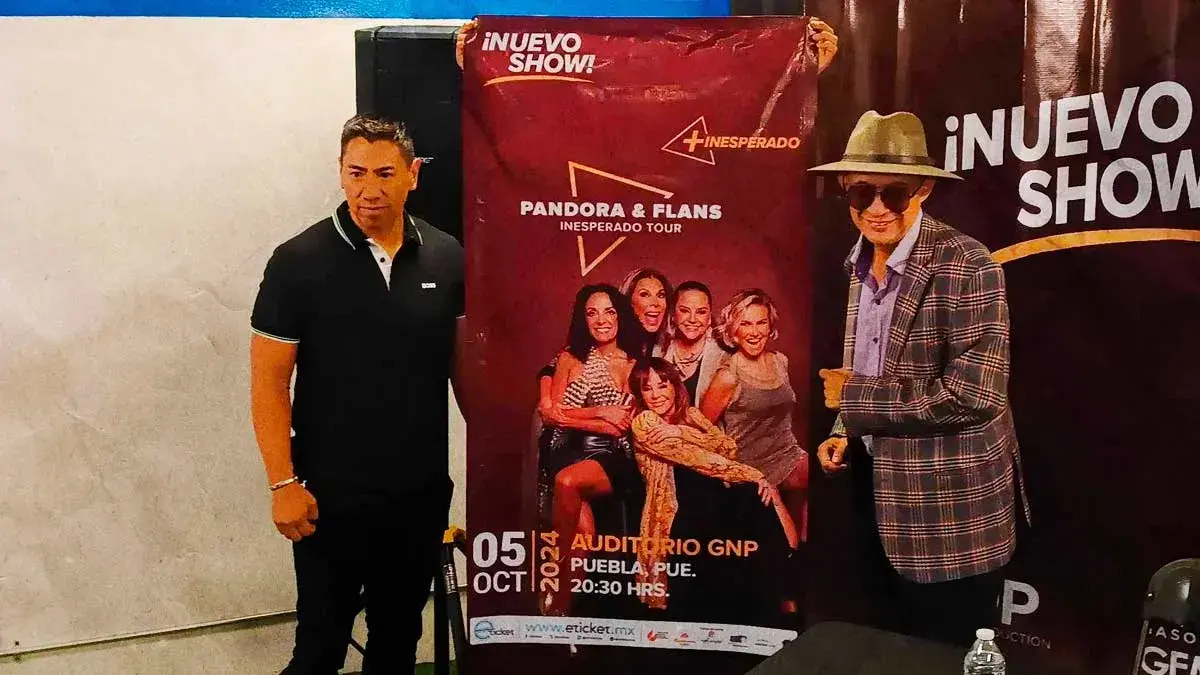 Pandora y Flans llegan al Auditorio GNP de Puebla con un espectáculo renovado  