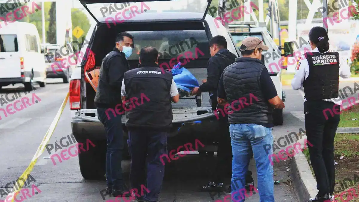 Motociclista murió en choque y derrape en el bulevar Hermanos Serdán de Puebla 