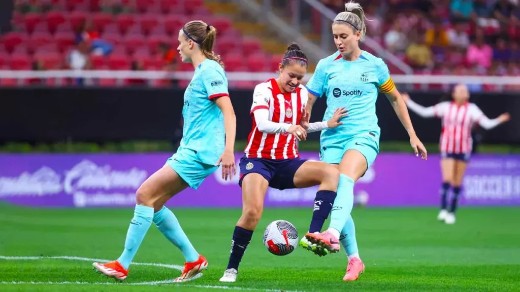 AC Milan y Barcelona ganan partidos amistosos ante equipos de la Liga MX Femenil  