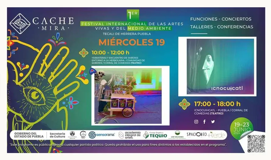 Primer Festival de las Artes Vivas y del Medio Ambiente será en Tecali de Herrera