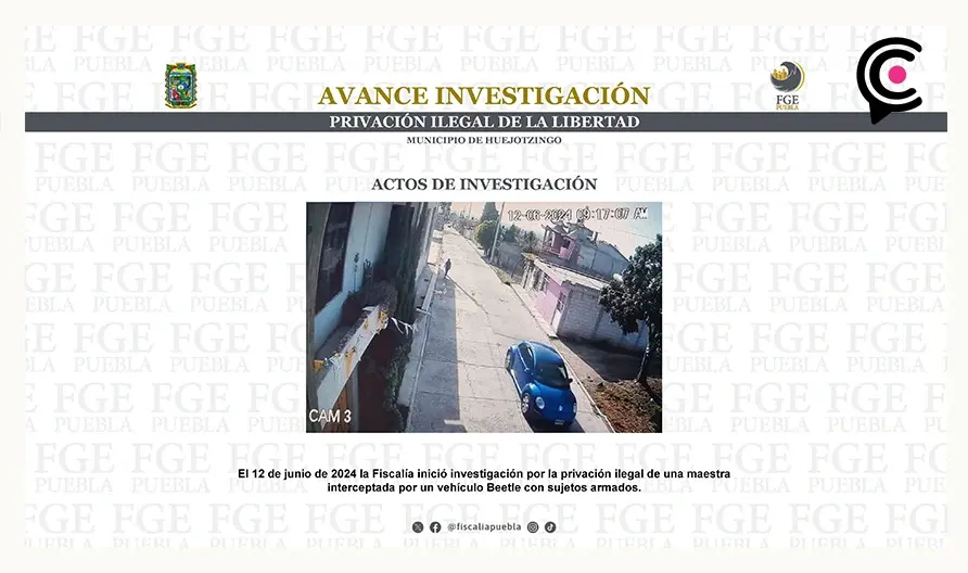 En Tlaxcala, fueron detenidos dos presuntos secuestradores de una maestra de Huejotzingo